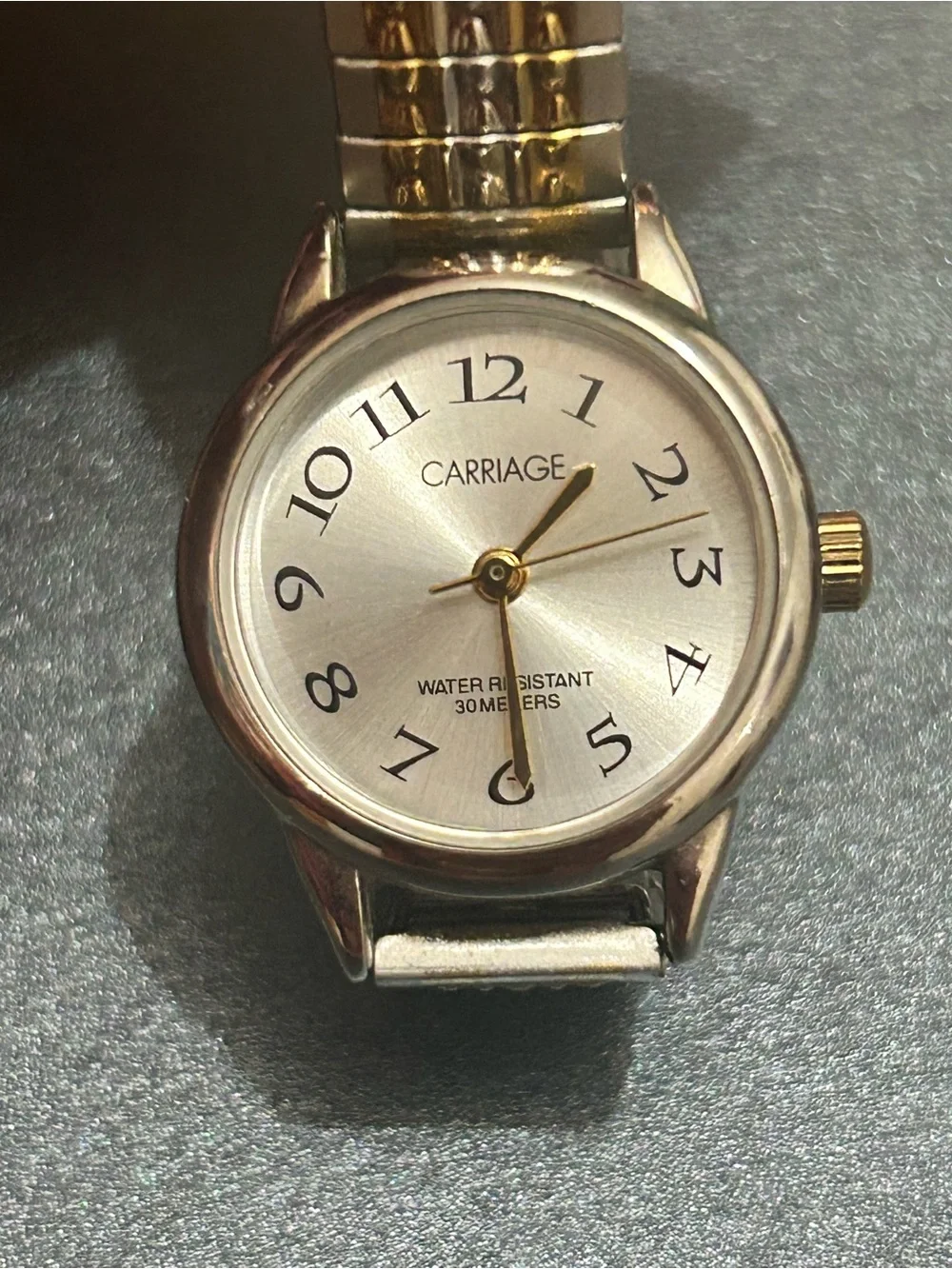 Carriage by Timex Two-Tone Silver and Gold Women's Watch